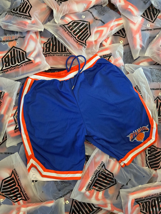 Knicks x Money Affiliated Brand Basketball Shorts